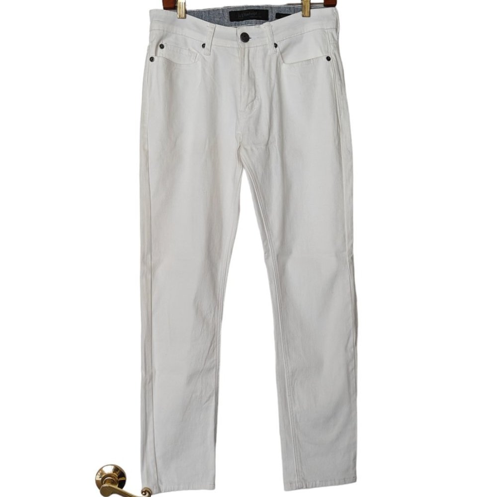 Vintage Genes1891 Men's Jeans W28 L30 Slim White 98% Cotton 2% Spandex 28X30